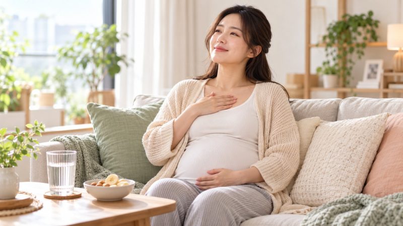 懷孕期間胃灼熱好難受？五個即時紓緩方法幫你遠離不適