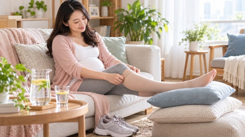 孕期靜脈曲張點算好？四個日常習慣幫你改善腿部不適