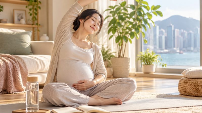 孕期壓力大？五個簡單方法幫你紓緩焦慮，輕鬆迎接新生命